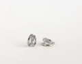 14K Gold Plated Diamond Huggie Hoop Earrings for Women