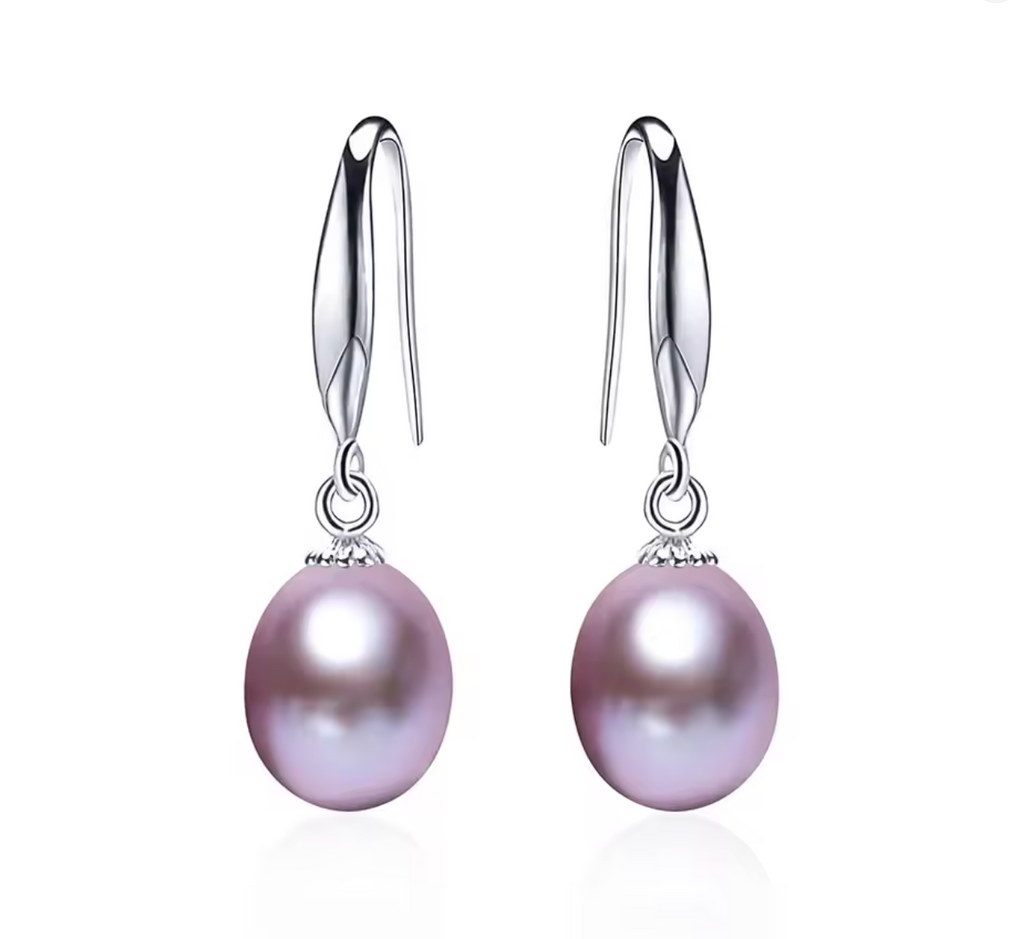 New Arrivals Natural Freshwater Cultured Pearl Drop Earrings for Women