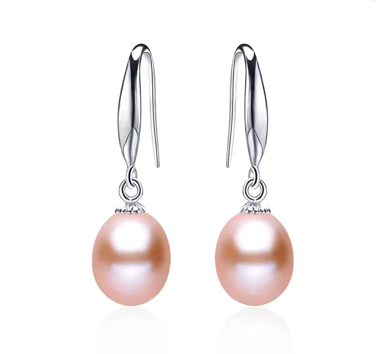 New Arrivals Natural Freshwater Cultured Pearl Drop Earrings for Women