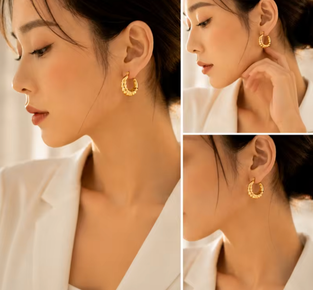 Trendy Irregular Square Geometric Earrings for Women