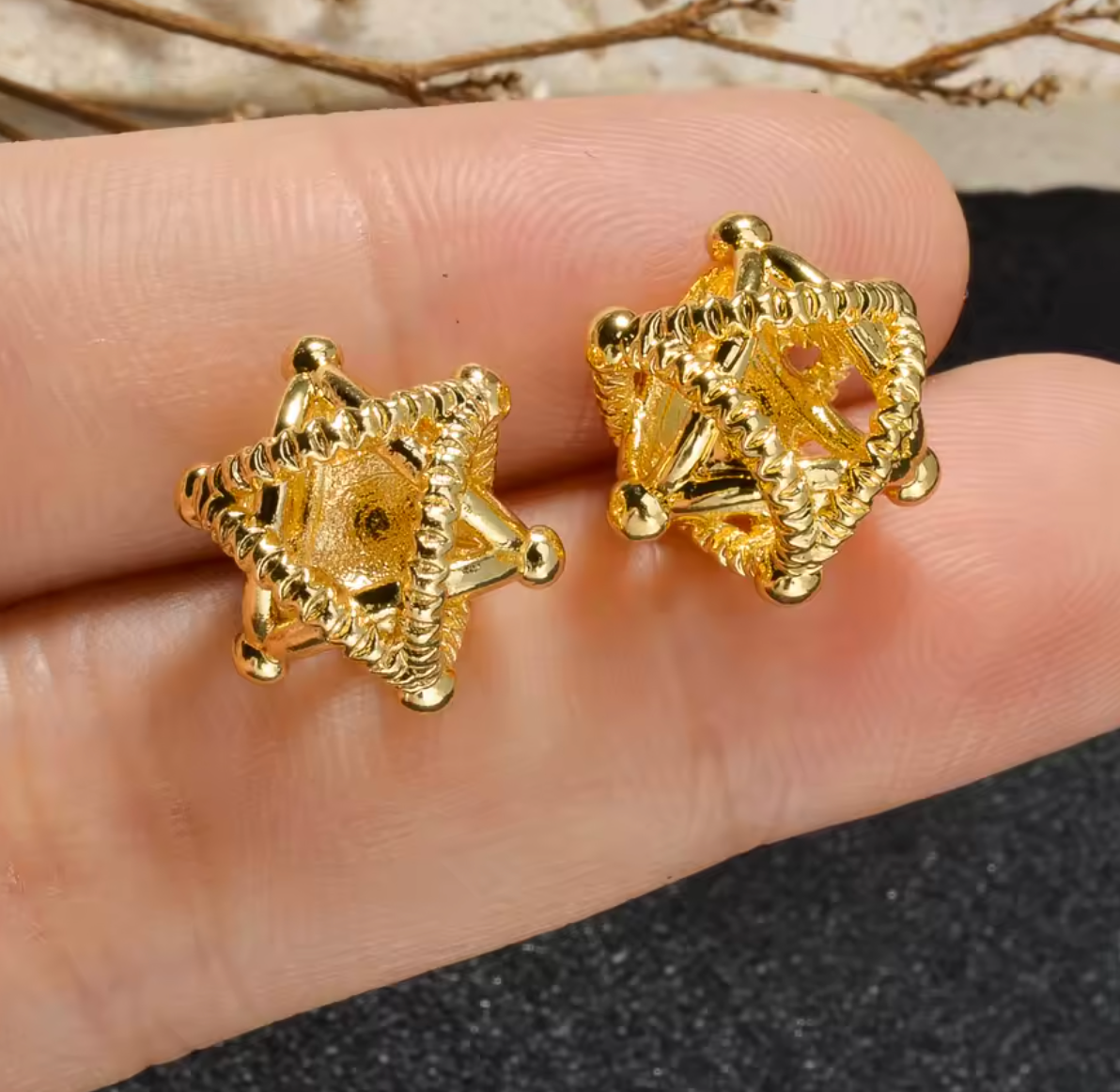 Bohemia Luxury Dubai Gold Plated Earrings