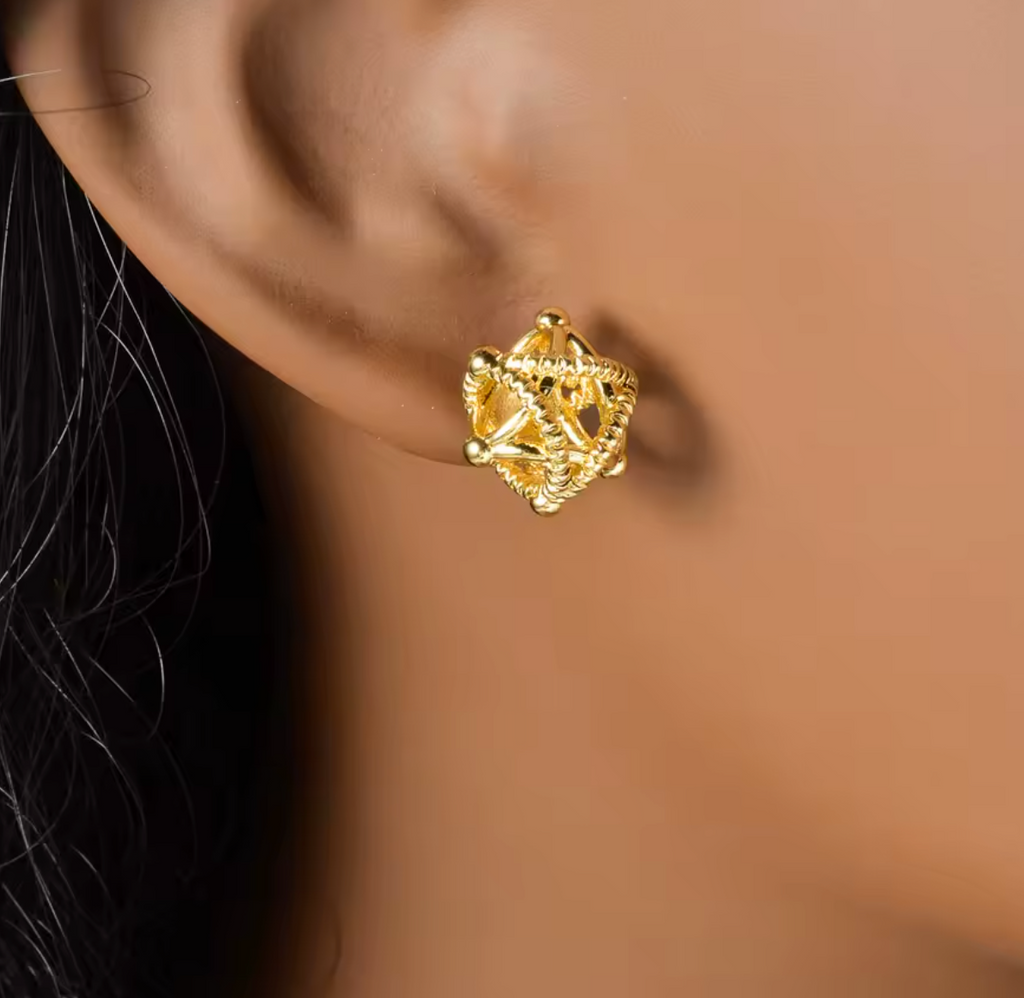 Bohemia Luxury Dubai Gold Plated Earrings